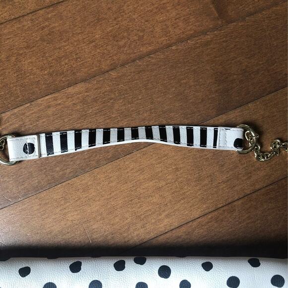 Betsey Johnson Serenity Polka-Dot faux leather Shoulder bag removable strap - Picture 10 of 12